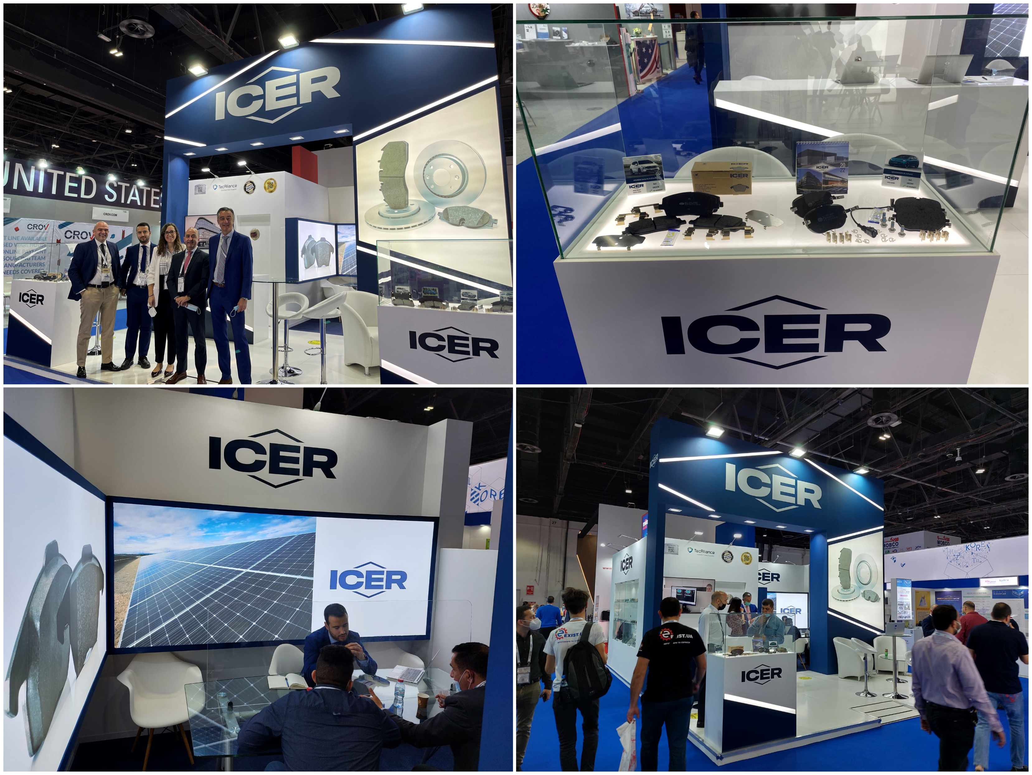 Primer día de ICER BRAKES en la feria de Automechanika Dubai 2021